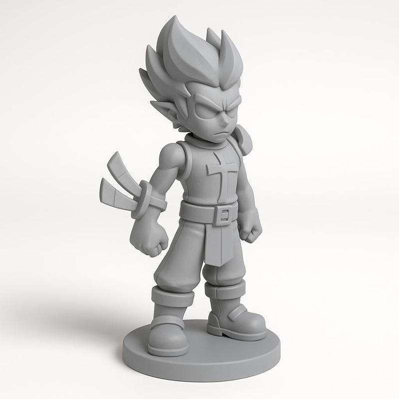 Dofus Iop's Heart Man STL