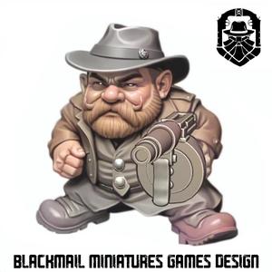 COPS GANG GUNNER 1 DWARVES GANGSTERS FANTASY PROHIBITION OLDHAMMER GAME