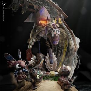 Mecha Sonic Mark II and Scrapniks