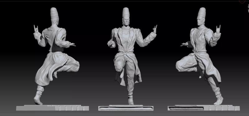 Telence T D Arby JoJos Bizarre Adventure STL and OBJ