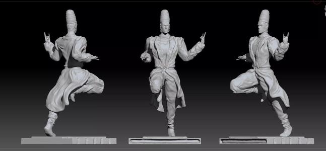 Telence T D Arby JoJos Bizarre Adventure STL and OBJ