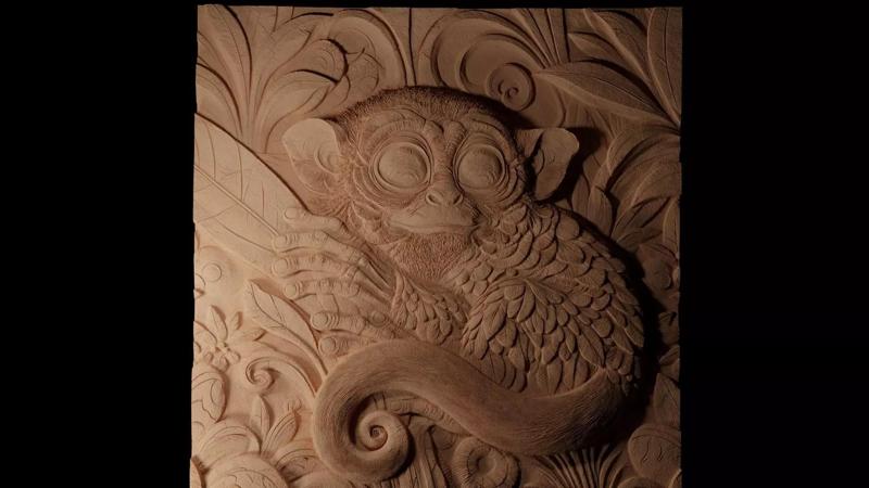 Tarsier CNC 3d Print High Relief Sand Casting