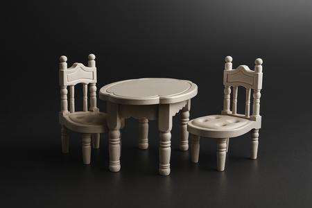 Doll Furniture Set - 3D Printable Model