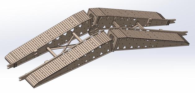 Scissor bridge GB WW2