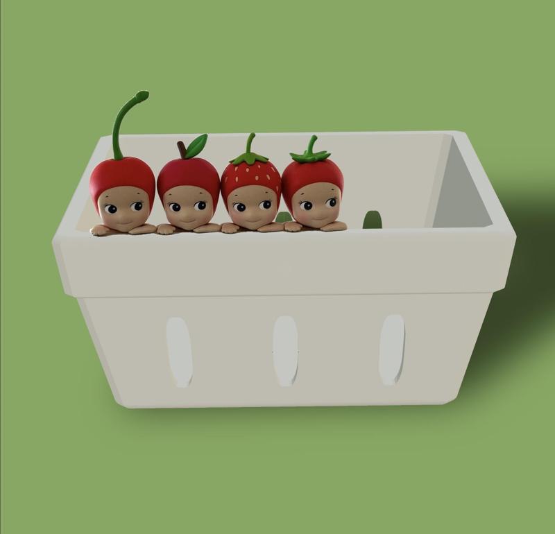 Plastic Fruit Basket for Sonny Angels