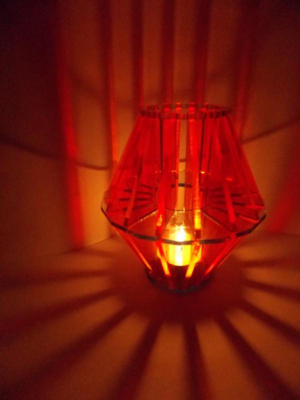 Acrylic Tea Light Lantern