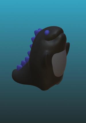 Babyzilla-Godzilla Artoy