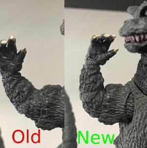 Right elbow joint for SHMA Godzilla 1972