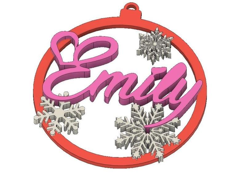 Personalized Christmas Sphere