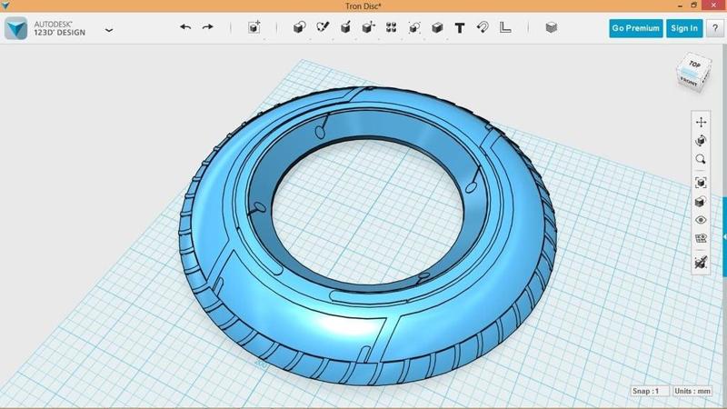 Tron Frisbee Legacy Identity Disk
