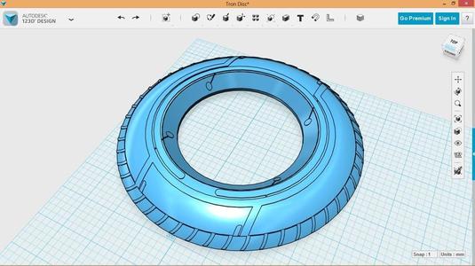 Tron Frisbee Legacy Identity Disk
