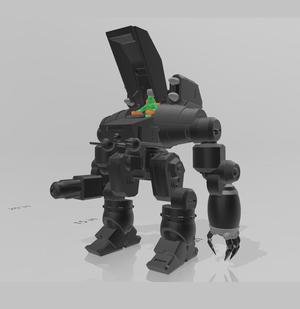 American Mecha Hammer Battlearmor Large figure