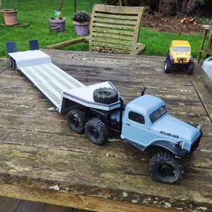 FMS ATLAS 6WD 5th WHEEL AND SEMI LOW LOADER TRAILER