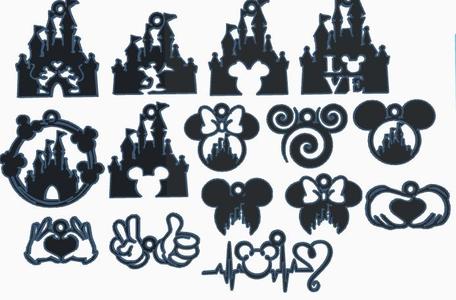 SPECIAL PACK OF 15 DISNEY MIKI AND MINI CHRISTMAS BALLS FOR CHRISTMAS