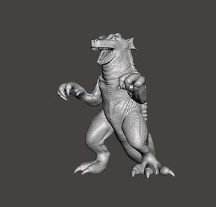 FAN ART KAIJU 1961 MOVIE GORGO SOFUBI