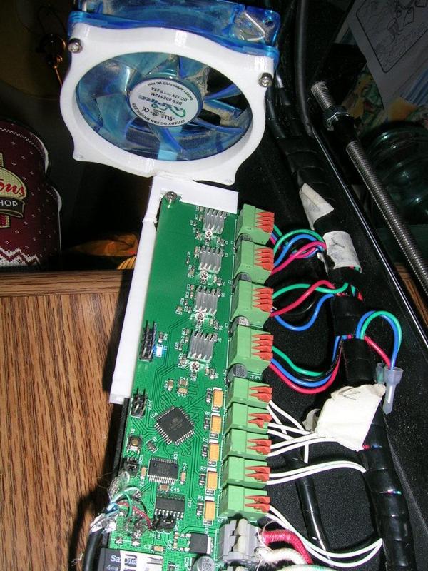 Fan mount for Prusa i3 motor controllers