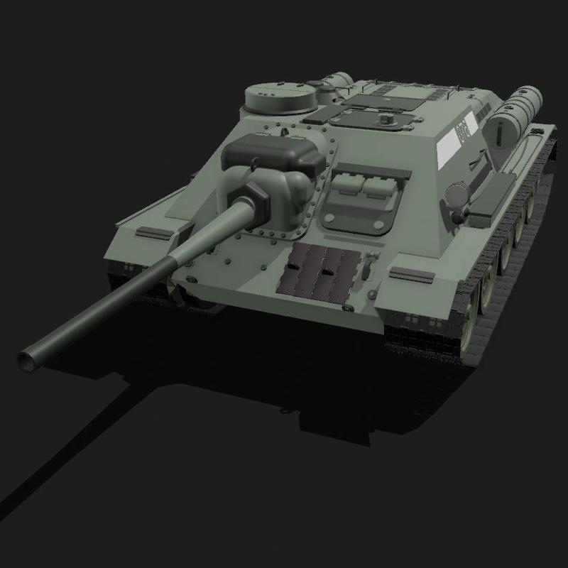 SU-85 Tank ( 1/18 Scale Prop )
