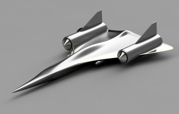 Lockheed SR-71 Blackbird Inspired Jet
