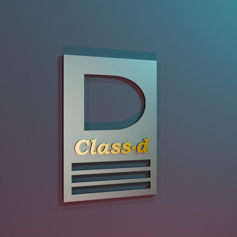 Class D - Speaker Emblem