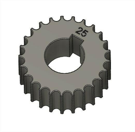 HTD8M Timing  Spur Gear Lathe Conversion