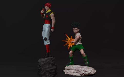 Hunter x Hunter 3d prints - gon freecss and hisoka morrow 3D Model Collection