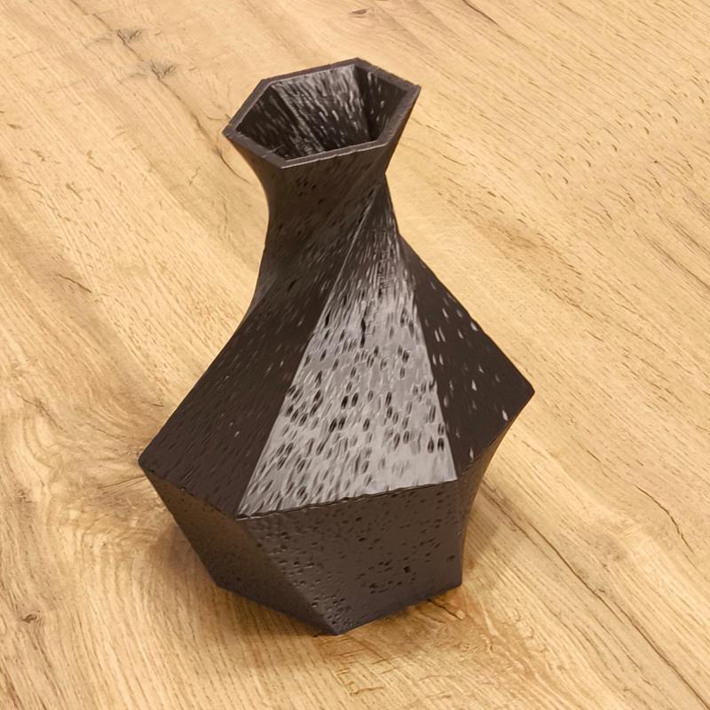Nebula Twist Vase - Modern Geometric 3D Printable Design