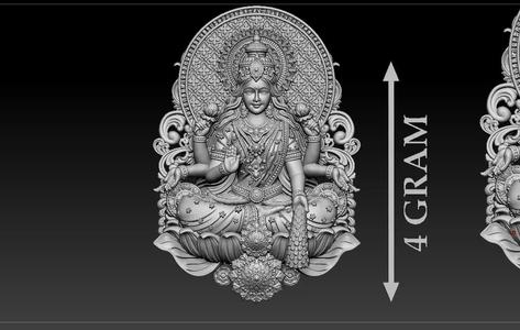 Laxmi Mata 3D print model 3D print model