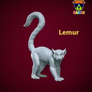 Lemur model - Gibbon statue - 3D print