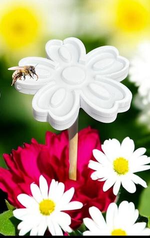 Insect drinker 3D print file STL, drinking flower for insects, garden, flower, garden decoration, incl. commercial license