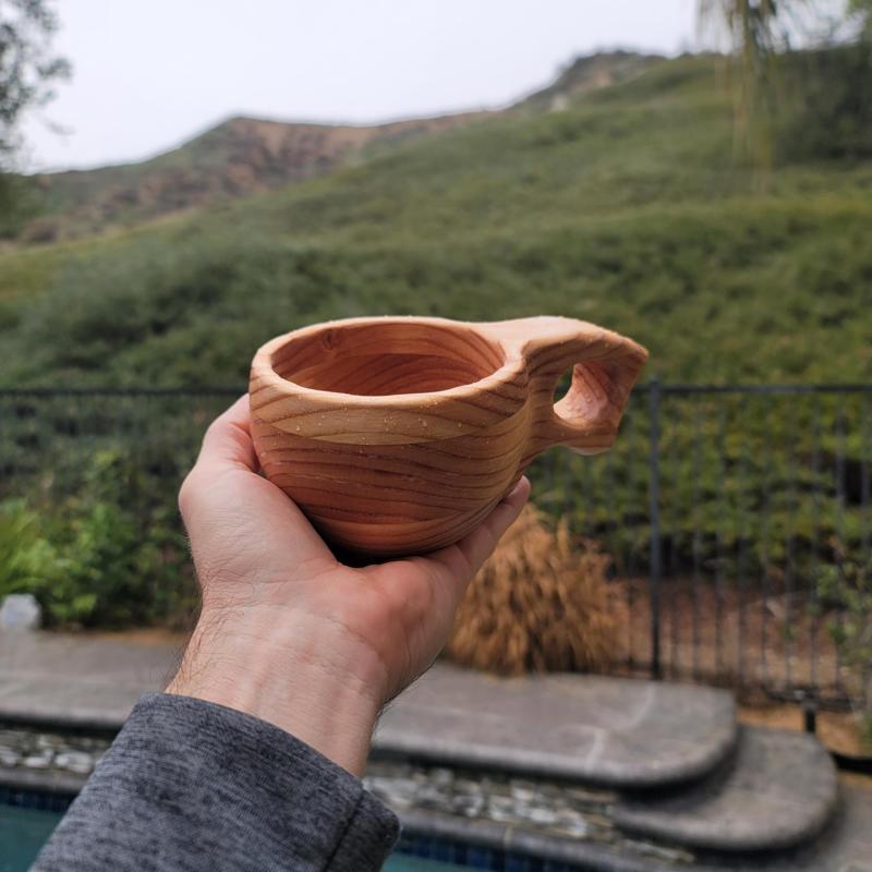 CNC Kuksa Cup Model, Wooden Cup, Jigs Included!