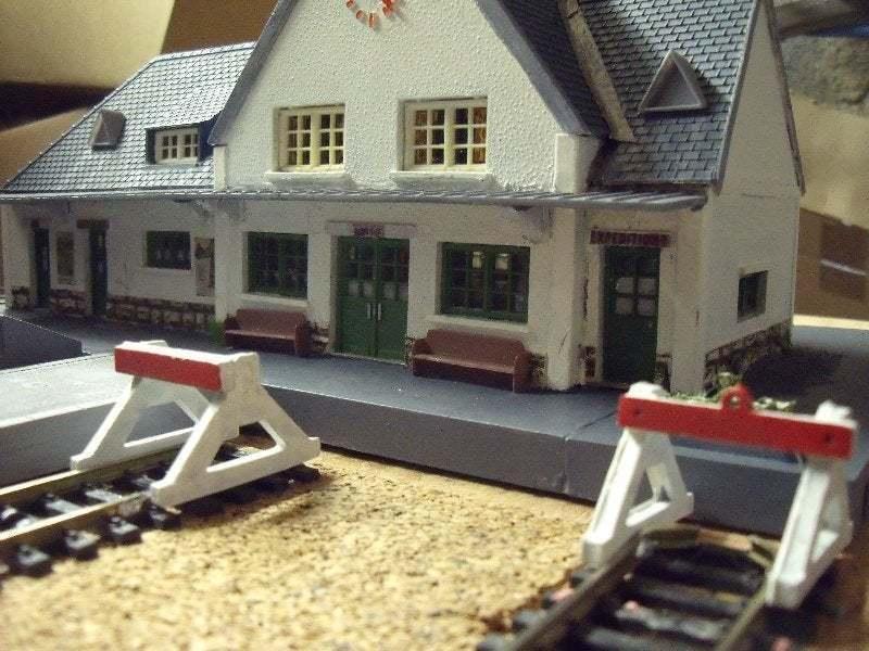 H0 SNCF French Concrete Buffer