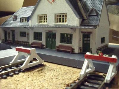 H0 SNCF French Concrete Buffer