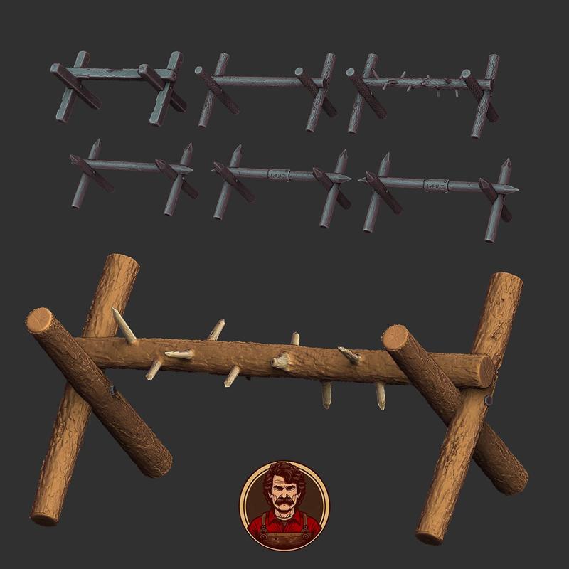 Barricade, Obstacle, Anti Cavallary