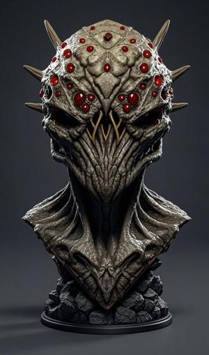 Spider - Eyed Monster Bust