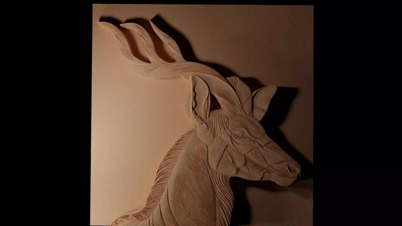 Kudu CNC 3d Print High Relief Sand Casting
