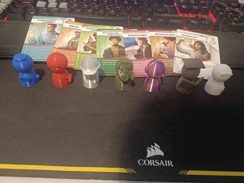 Characters for Pandemic board game
