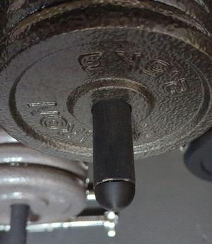 Round cap for 25mm weight plates holders