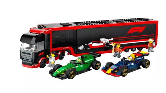 TwindBricks3D - 60445 F1 Truck with RB20  -  AMR24 F1 Cars