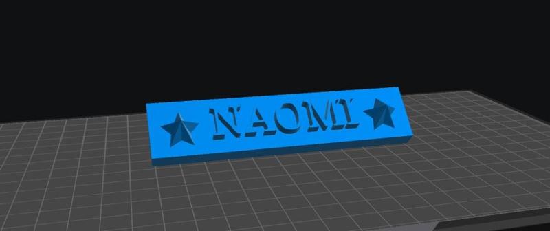 Naomi Nameplate
