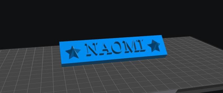 Naomi Nameplate