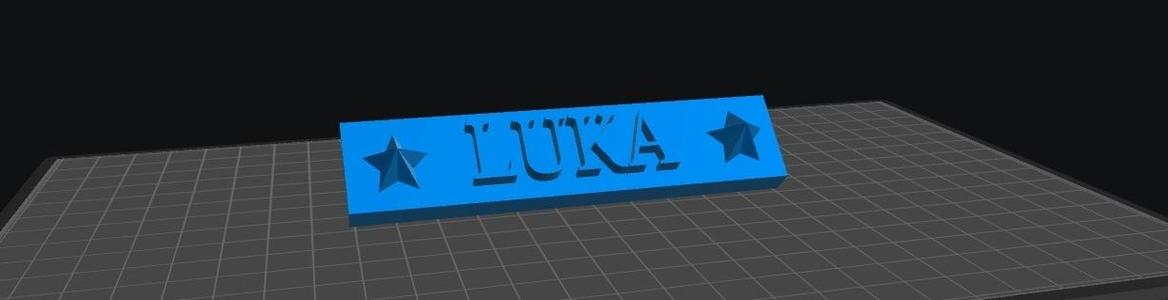 Luka Nameplate