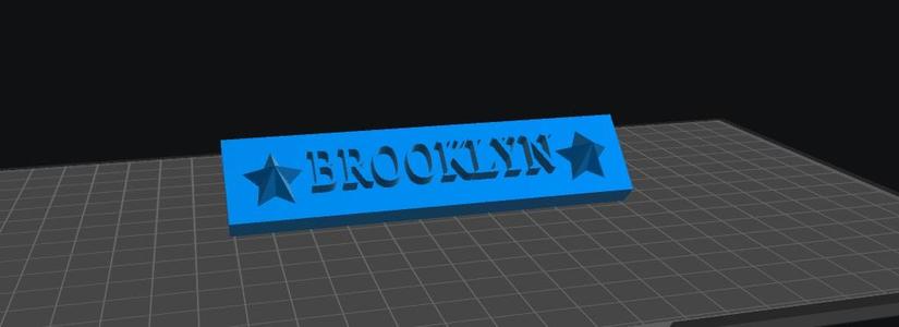 Brooklyn Nameplate