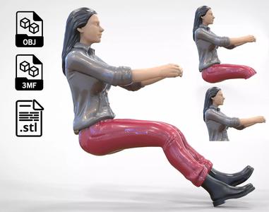 N3 Woman Driver 1 64 Miniature