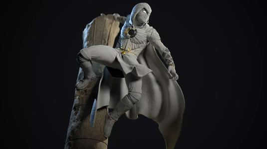 Moon Knight Statue 3d print ready