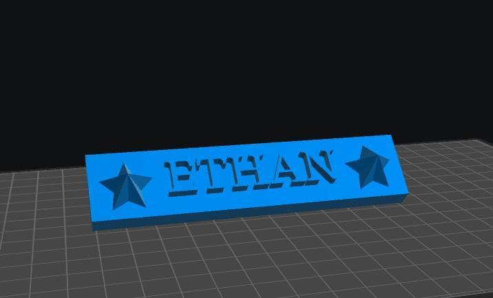 Ethan Nameplate