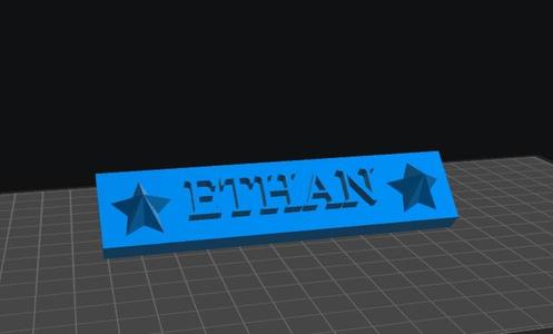 Ethan Nameplate
