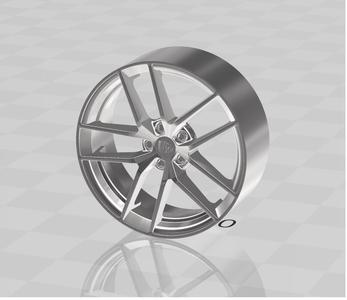 Porsche Macan S wheels  for scale model 1/18 1/24 etc.