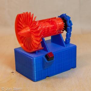 Jet Engine Model Motor Drive