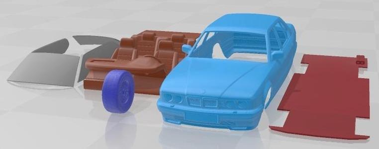 BMW 7 Series E32 1986 Printable Car
