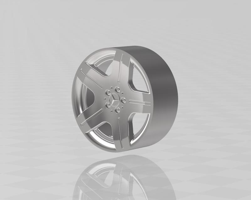 Mercedes  Custom Wheels for scale model